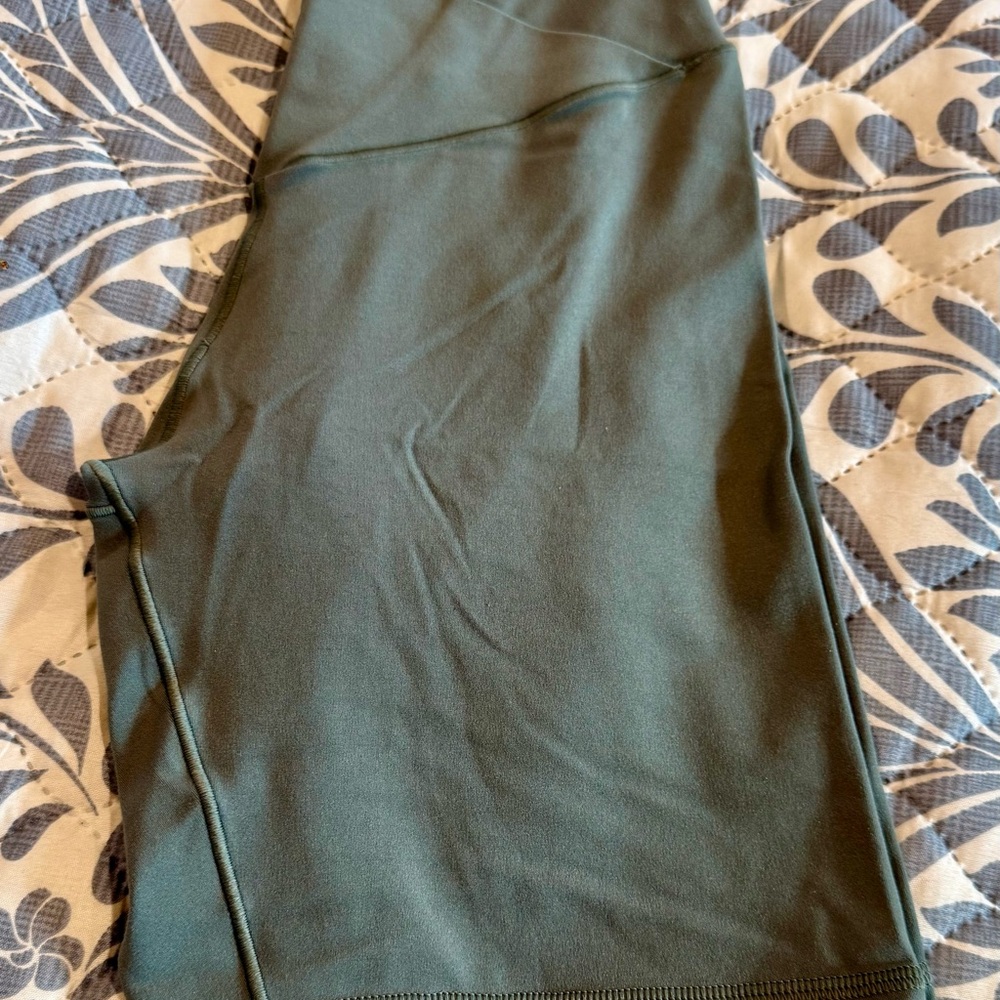 Aerie sage Green High-Waist  Performance Biker Shorts